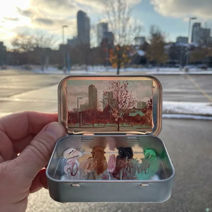 45 Pocket-Sized Masterpieces By This Artist That Paints In Altoid Tins (New Pics)