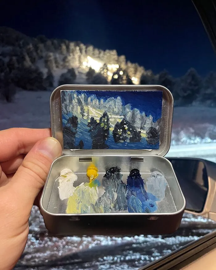 45 Pocket-Sized Masterpieces By This Artist That Paints In Altoid Tins (New Pics)