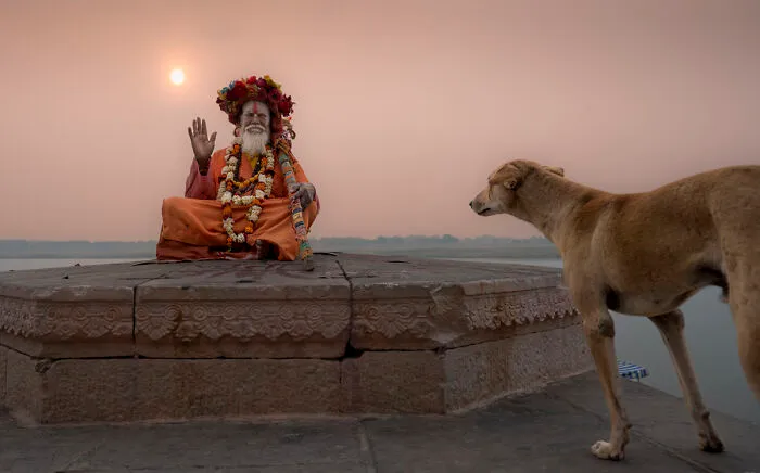 Finalist: "Praying Sadhu" By Sergio Volani