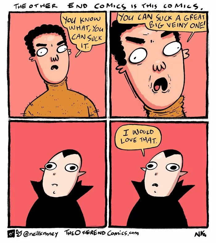 These 19 Comics From "The Other End" Are So Darkly Funny, They’re Actually Relatable