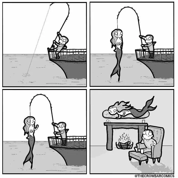 Turning Everyday Life Into Comedy: 28 Amusing Cartoons By The Crowbar Comics