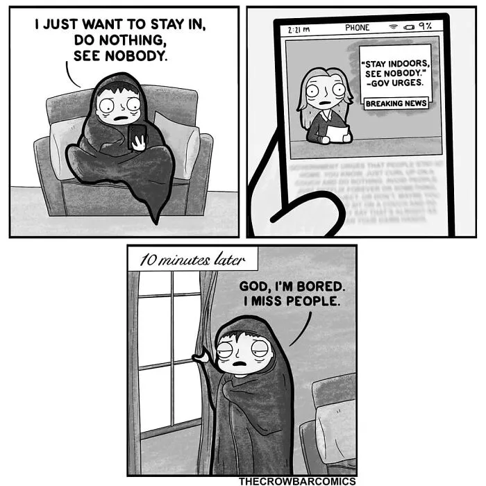 Turning Everyday Life Into Comedy: 28 Amusing Cartoons By The Crowbar Comics