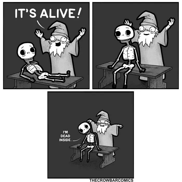 Turning Everyday Life Into Comedy: 28 Amusing Cartoons By The Crowbar Comics