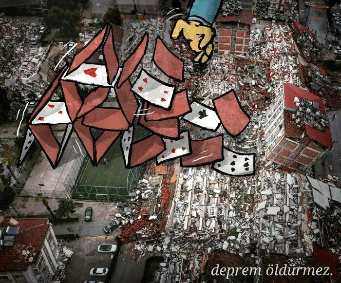 Architect Inserts Drawn Giant Characters Into Turkish Urban Landscapes (70 New Pics)