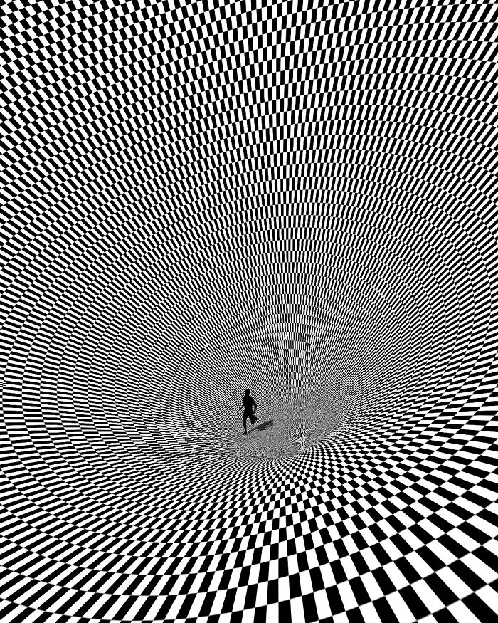 30 Psychedelic Illusions That Will Make You Want To Scroll Up And Down, Created By This Artist