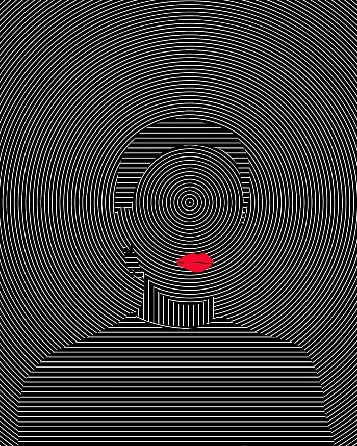 30 Psychedelic Illusions That Will Make You Want To Scroll Up And Down, Created By This Artist