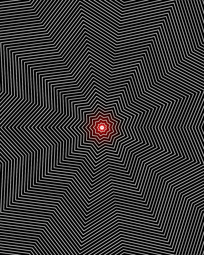 30 Psychedelic Illusions That Will Make You Want To Scroll Up And Down, Created By This Artist