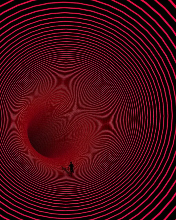 30 Psychedelic Illusions That Will Make You Want To Scroll Up And Down, Created By This Artist