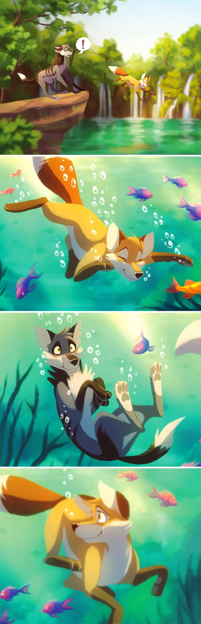 A Peek Into Charming Animal Adventures Through 54 Captivating Illustrations By Skailla