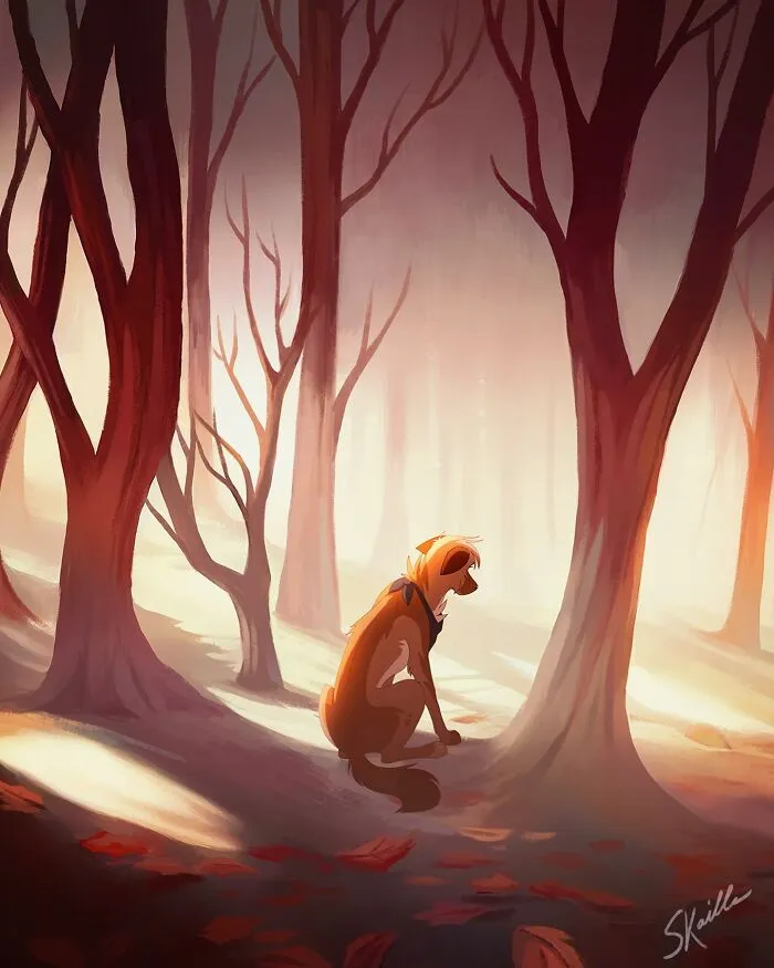 A Peek Into Charming Animal Adventures Through 54 Captivating Illustrations By Skailla