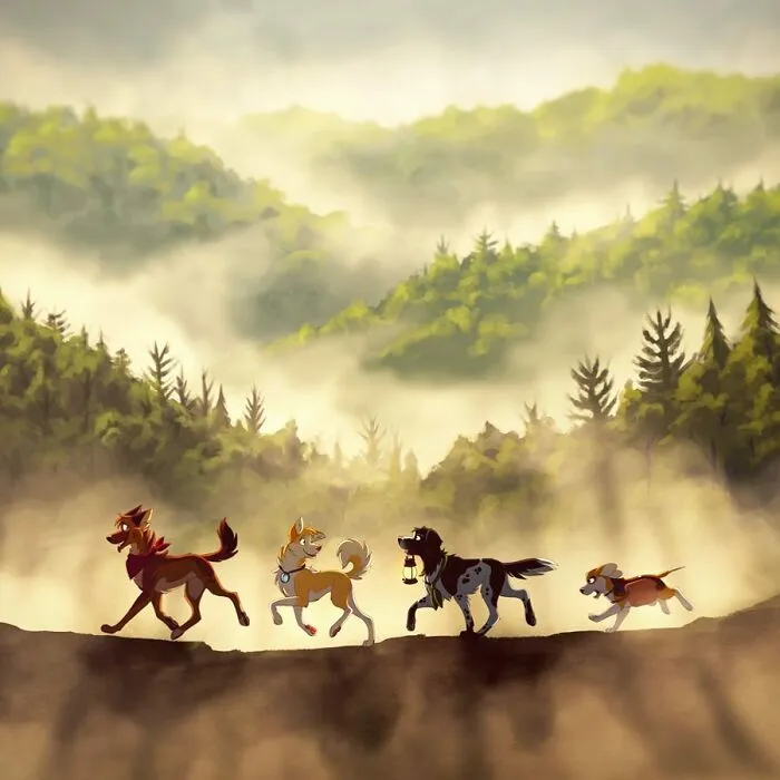 A Peek Into Charming Animal Adventures Through 54 Captivating Illustrations By Skailla