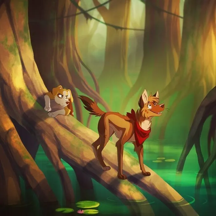 A Peek Into Charming Animal Adventures Through 54 Captivating Illustrations By Skailla
