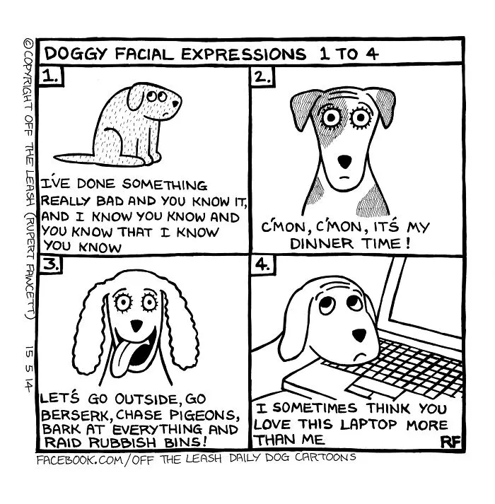 45 Relatable Comics About The Reality Of Owning A Dog From The Series “Off The Leash”