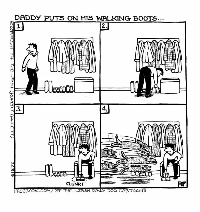 45 Relatable Comics About The Reality Of Owning A Dog From The Series “Off The Leash”