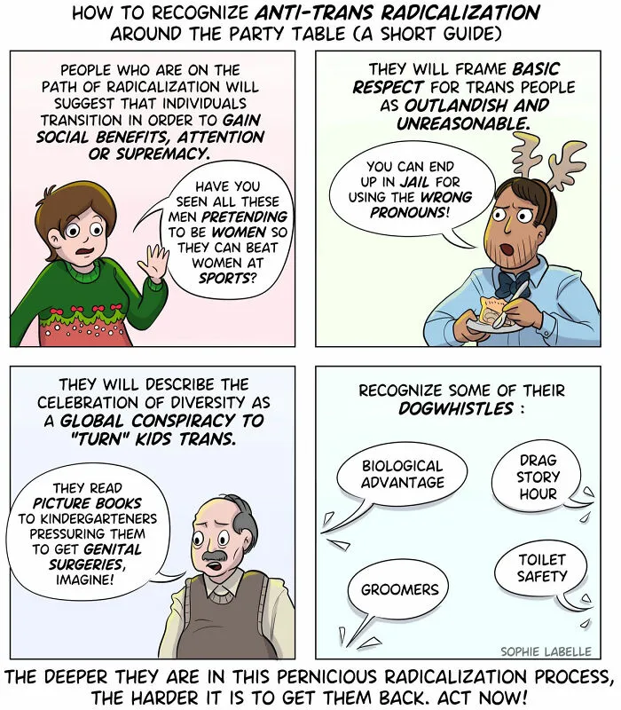 Comic About Trans And Queer People By Sophie Labelle