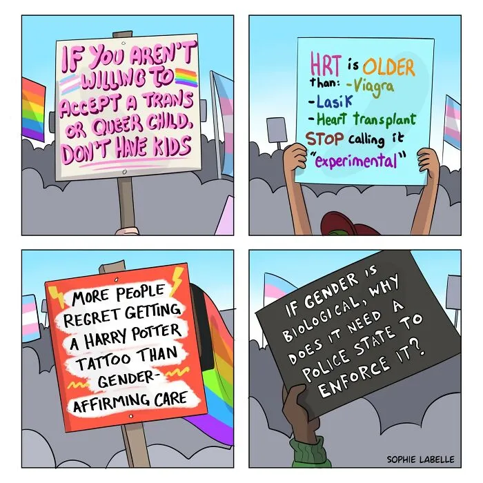 Artist Creates Insightful Comics To Foster Acceptance Of Transgender Experiences (30 Pics)