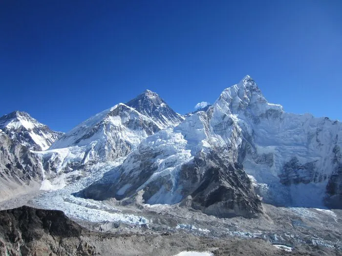 Snowy Mount Everest