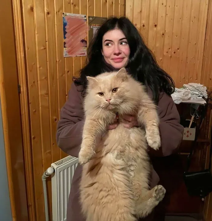 I’m Holding Him Close To Myself To Show That He Is Indeed Huge