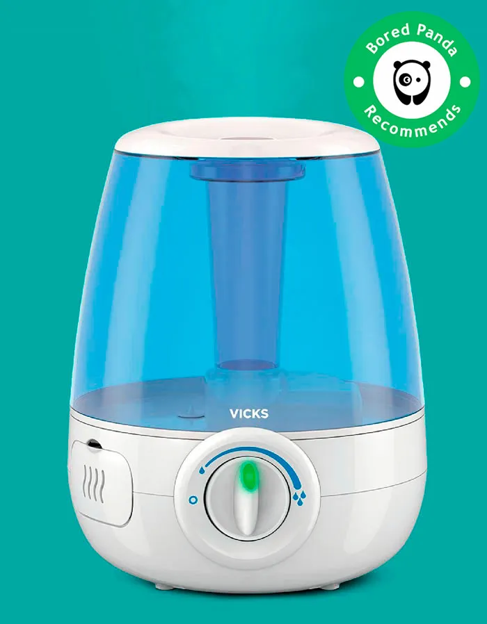 #1 Vicks Filter-Free Ultrasonic Cool Mist Humidifier