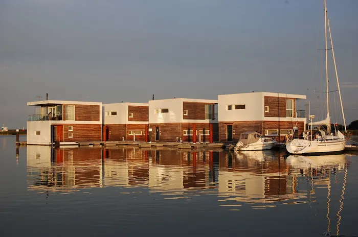 Modern House On A Boat