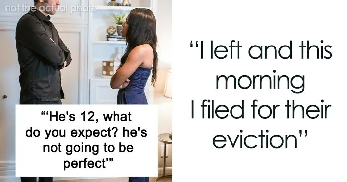 Man Refuses To Stop 12 Y.O. From Scaring Their New Baby, Mom Serves Them An Eviction Notice