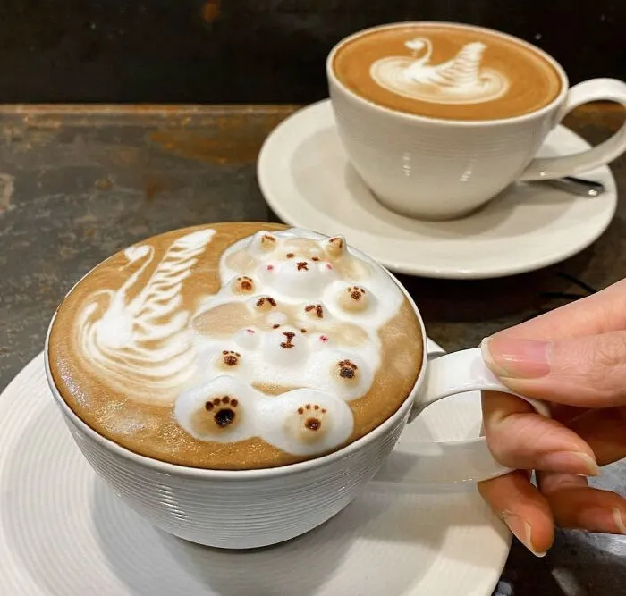 50 Times Latte Art Was So Impressive, It Looked Almost Too Good To Drink