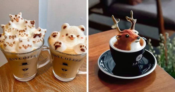50 Times Latte Art Was So Impressive, It Looked Almost Too Good To Drink