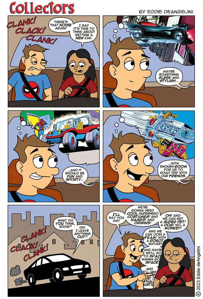 My 28 Comics Featuring Funny Situations From The Life Of A Comic Book Collector