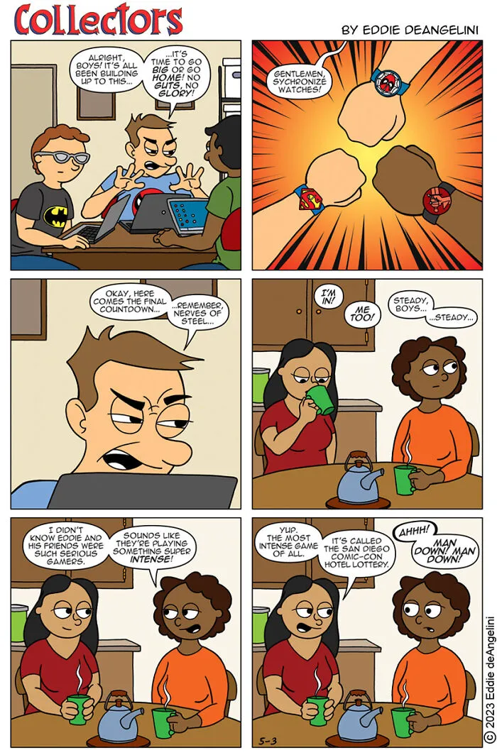 My 28 Comics Featuring Funny Situations From The Life Of A Comic Book Collector