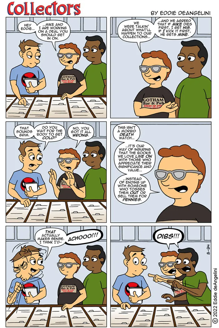 My 28 Comics Featuring Funny Situations From The Life Of A Comic Book Collector
