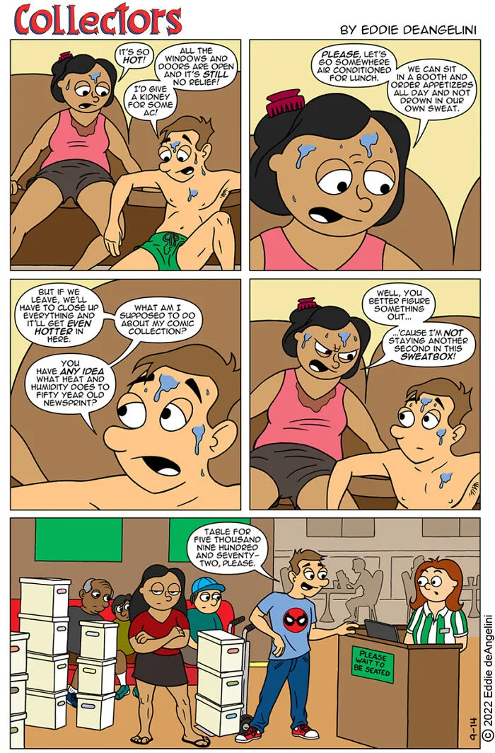 My 28 Comics Featuring Funny Situations From The Life Of A Comic Book Collector