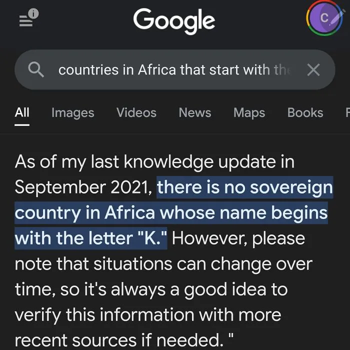 Hey Pandas, Post Your Hilariously Inaccurate Google Search Results (Closed)
