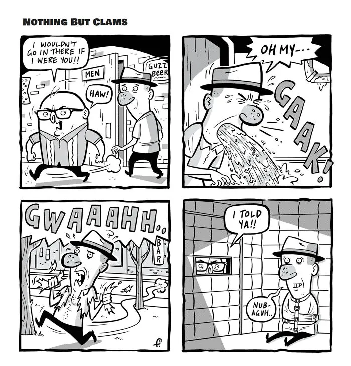 I Created 20 Comics Featuring Themes Of Doom, Failure, Cynicism, Crime, And Punishment