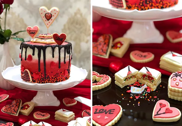 The Cake I Made Today For Valentine's Day For My Dear Wife