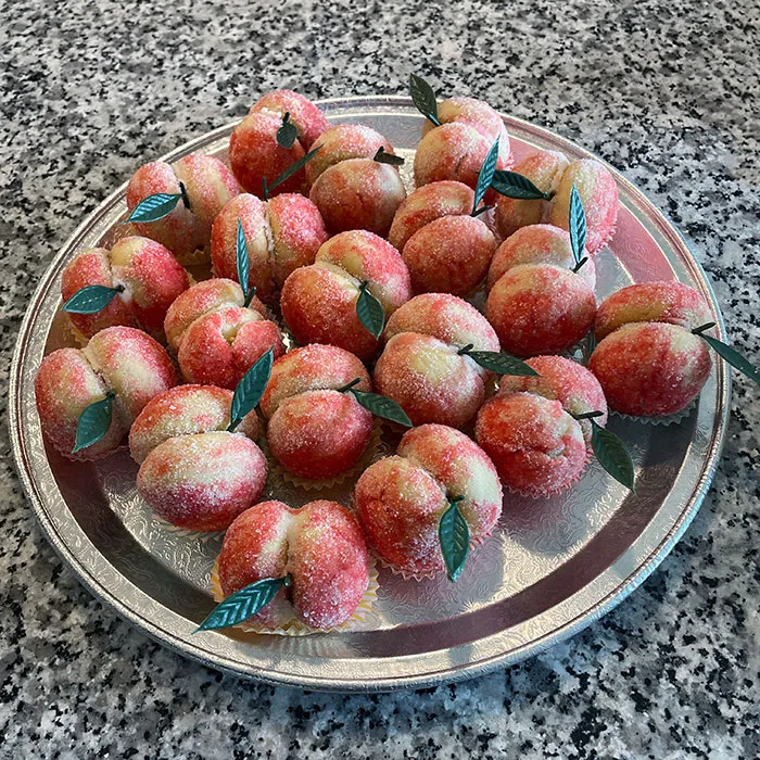 This Was My First Attempt At My Mom's Italian Peach Cookies I Made For Valentine's Day. Very Happy The Way They Turned Out