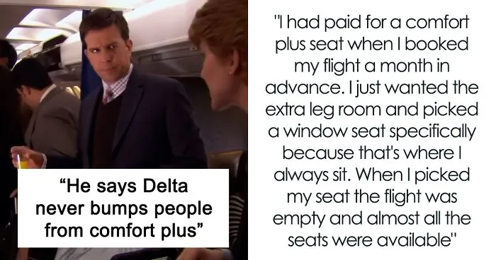 Traveler Books The Comfort Seat She Wants, Gets Surprised By A Last-Minute Bump Down To Economy