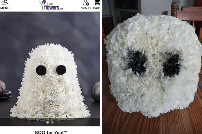 Friend Ordered A Ghost Bouquet Of Flowers