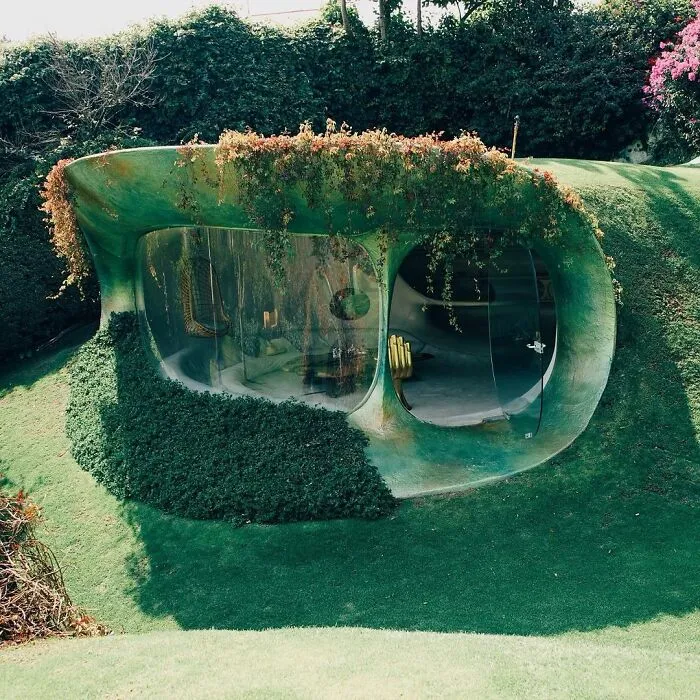 Casa Organica By Javier Senosiain, Completed In 1984 In The Naucalpan De Juárez Neighbourhood Outside Mexico City, Images By @piariverola