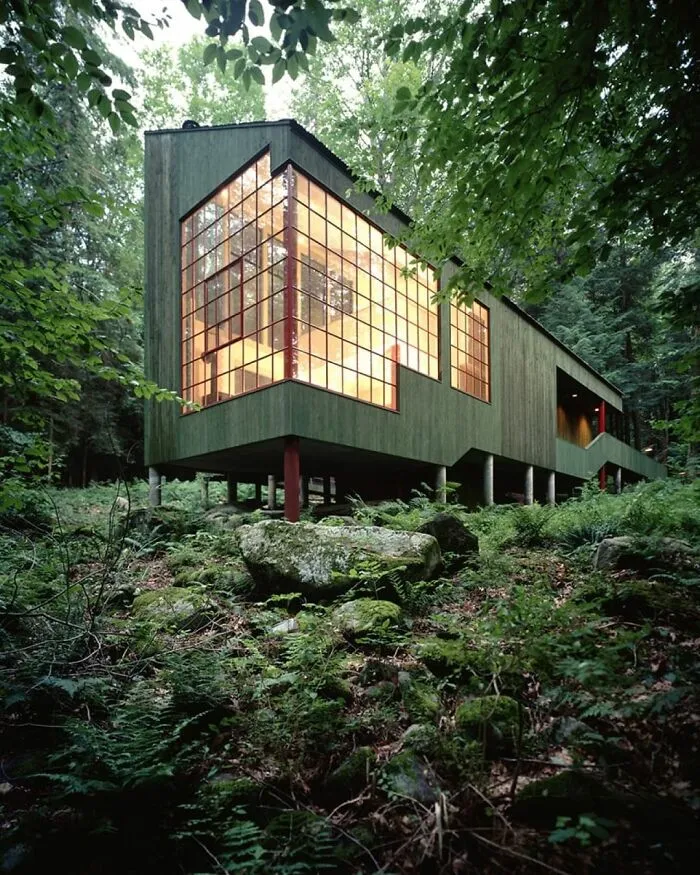 The Forest House, Designed By Peter Bohlin For His Parents In Connecticut, 1975  Photographs By @bohlincywinskijackson