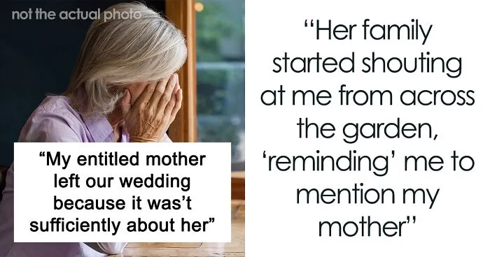 "She Left In Tears": Entitled Mom Is Upset Daughter's Wedding Is Not About Her