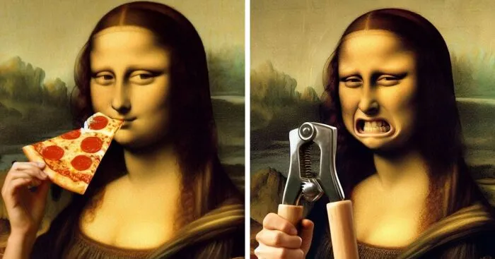Mona Lisa: Moments After The Doodle (9 Pics)