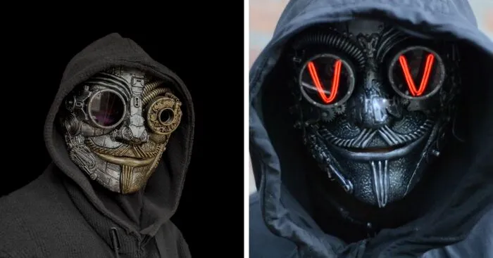 10 Steampunk-Style Masks That I Made