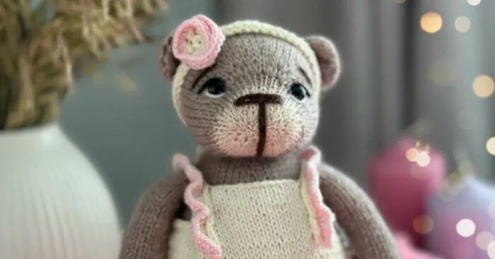 My Little Teddy Bear Knitting Pattern (6 Pics)