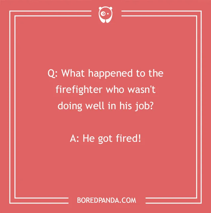 Job performance: Fired and done