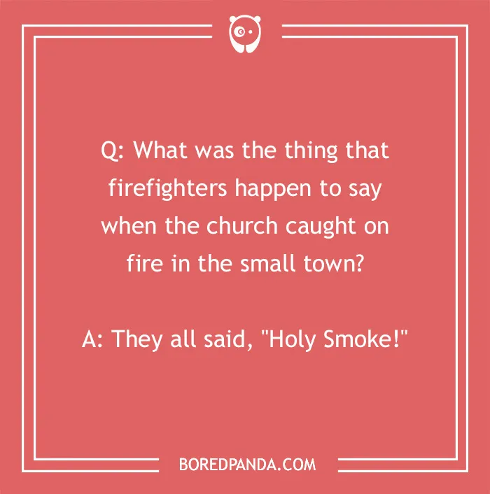 When Firefighters Got Punny
