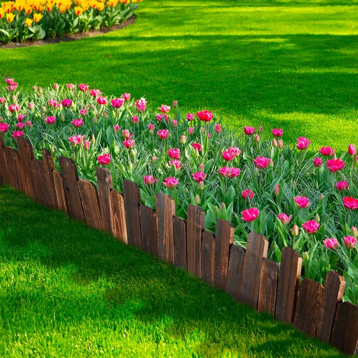 Fence Flower Bed Edging