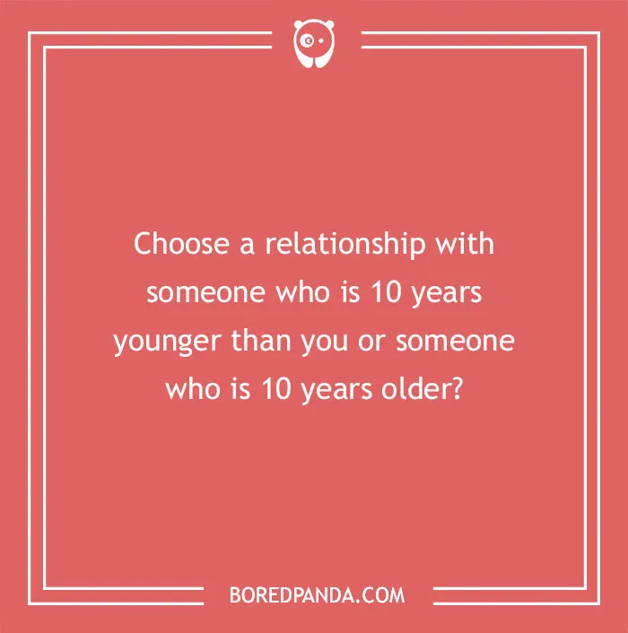 Spicy "Would You Rather" card with a question about age differences in relationships.