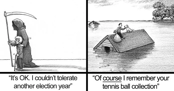 35 Clever One-Panel Comics To Make You Smile By Harry Bliss (New Pics)