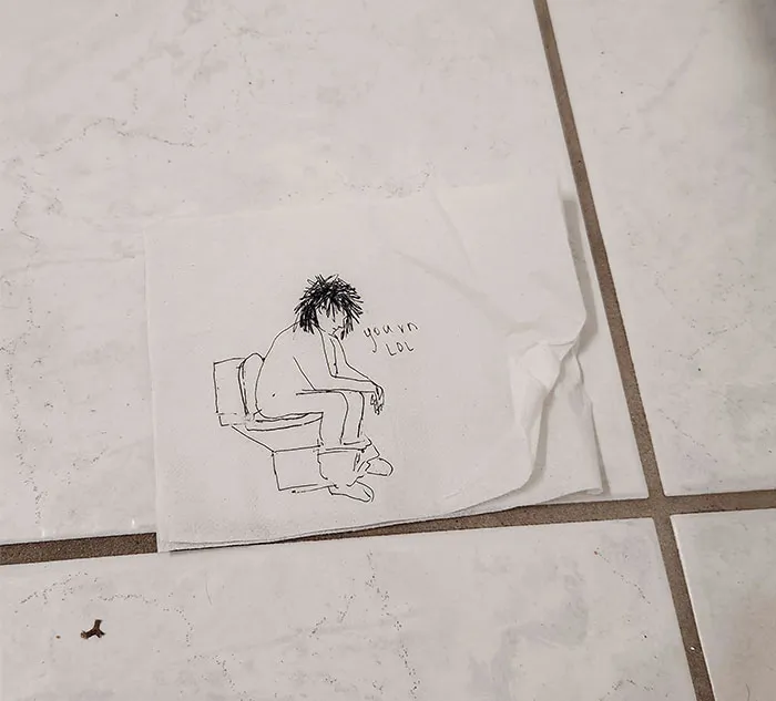 My Girlfriend Slipped This Under The Door While I Was In The Bathroom