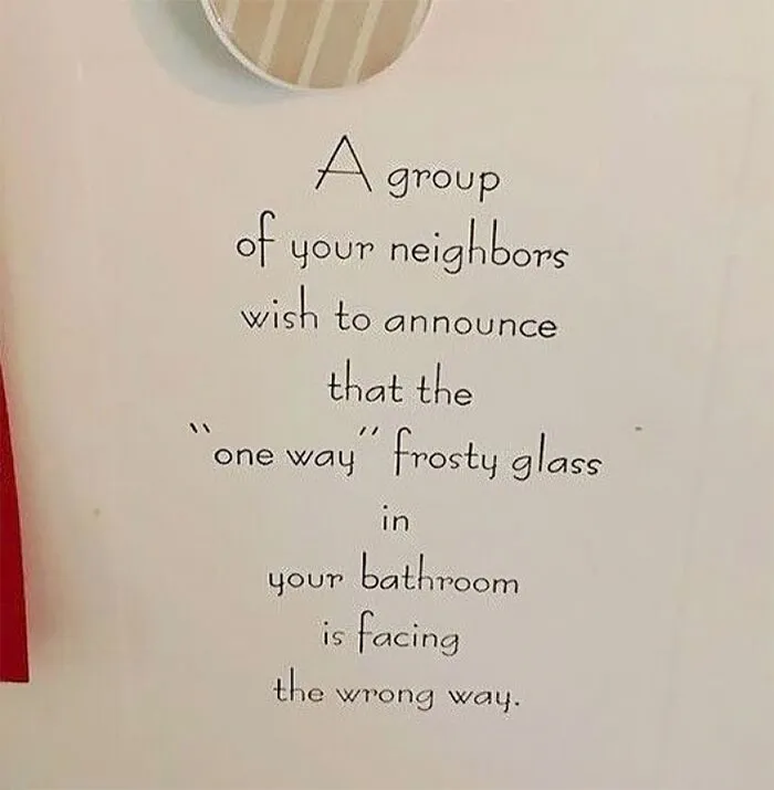 At Least They All Took The Time To Discuss It And Write A Note vs. Telling Them Immediately